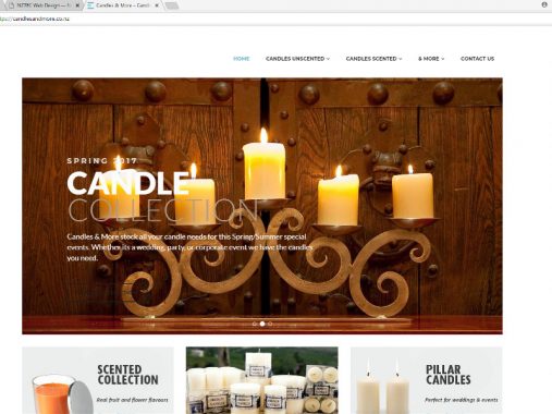 Candles and more online store - Auckland